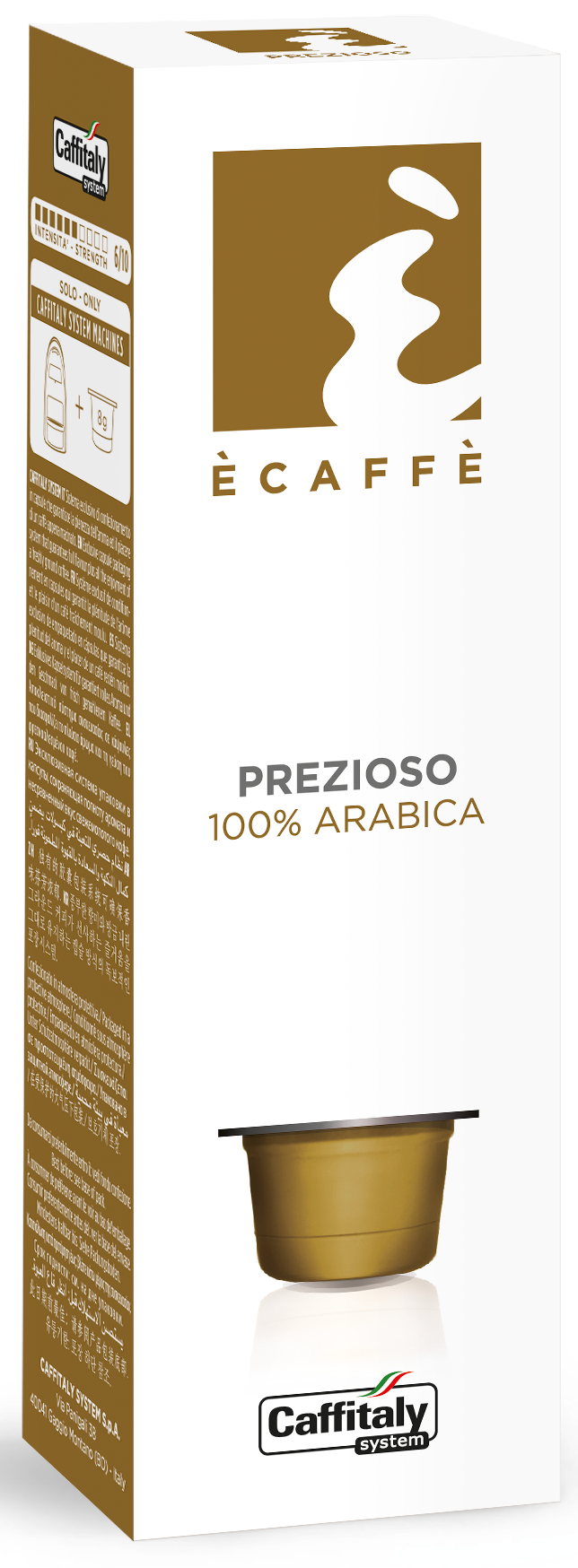 E caffè prezioso arabica 100 %